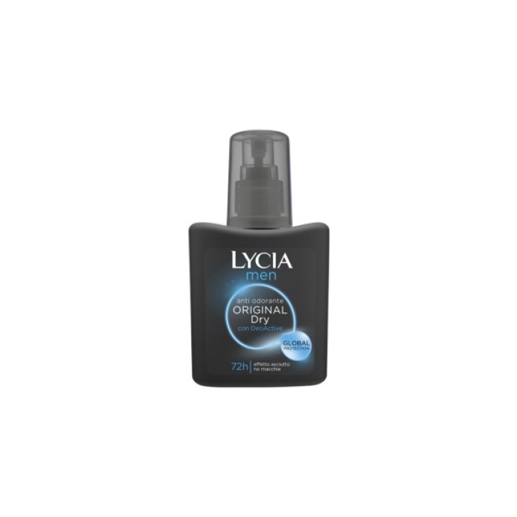 Lycia Men Original Dry Deodorante Anti-Macchia Vapo 75 ml