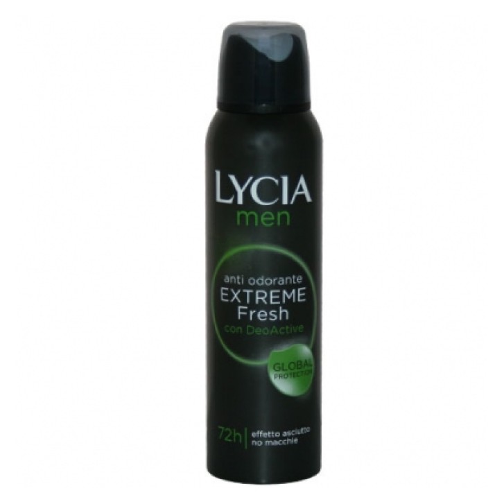 Lycia Men Extreme Fresh Deodorante 72h Spray 150 ml