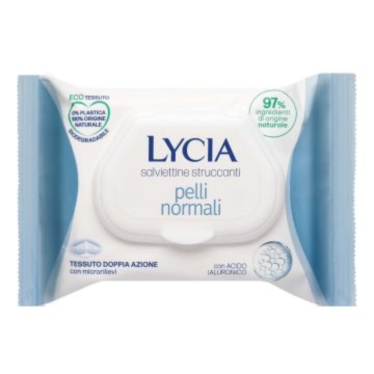 Lycia Salviette Struccanti Pelle Normale 20 pezzi