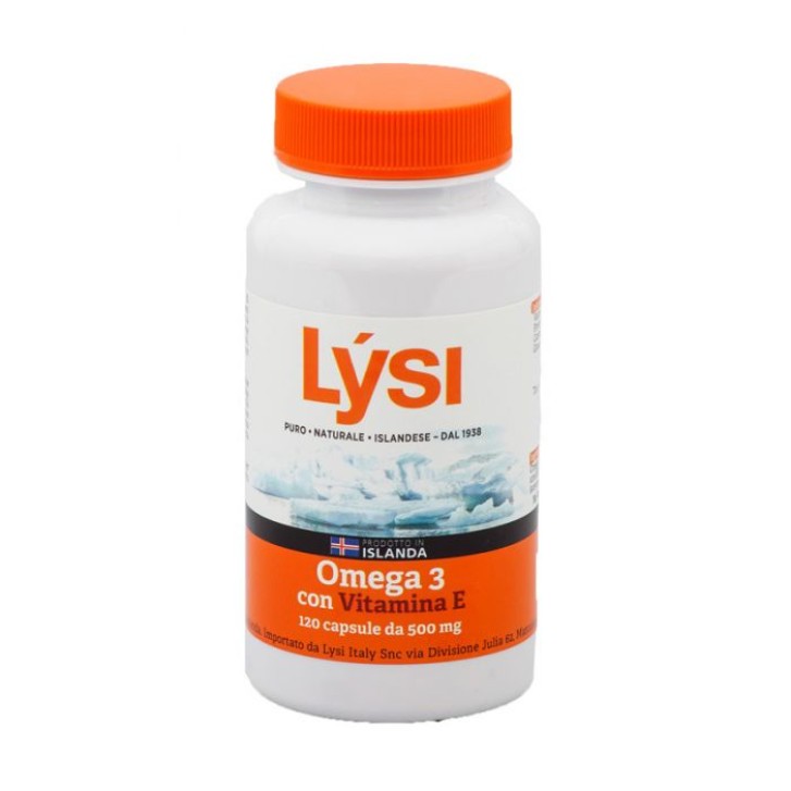 Lysi Omega 3 e Vitamina E 120 capsule - Integratore Alimentare