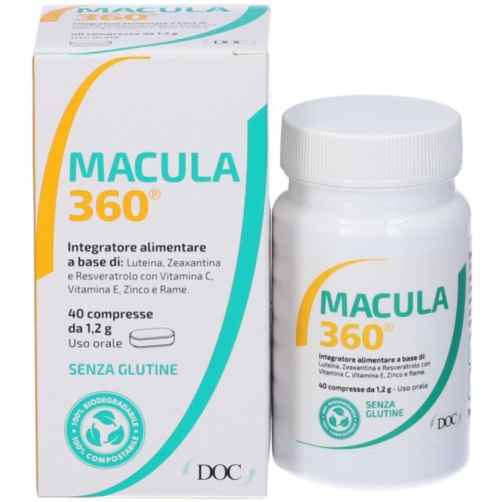 Macula 360 40 compresse - Integratore Benessere Vista