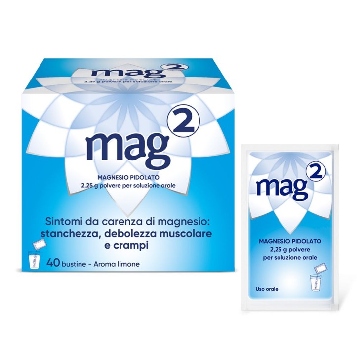 Mag2 2,25 g Polvere per Soluzione Orale 40 Bustine