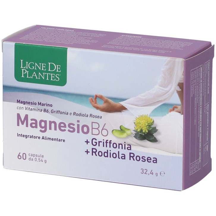 Magnesio B6 Griffonia e Rodiola 60 Capsule - Integratore per energia e tono dell&rsquo;umore