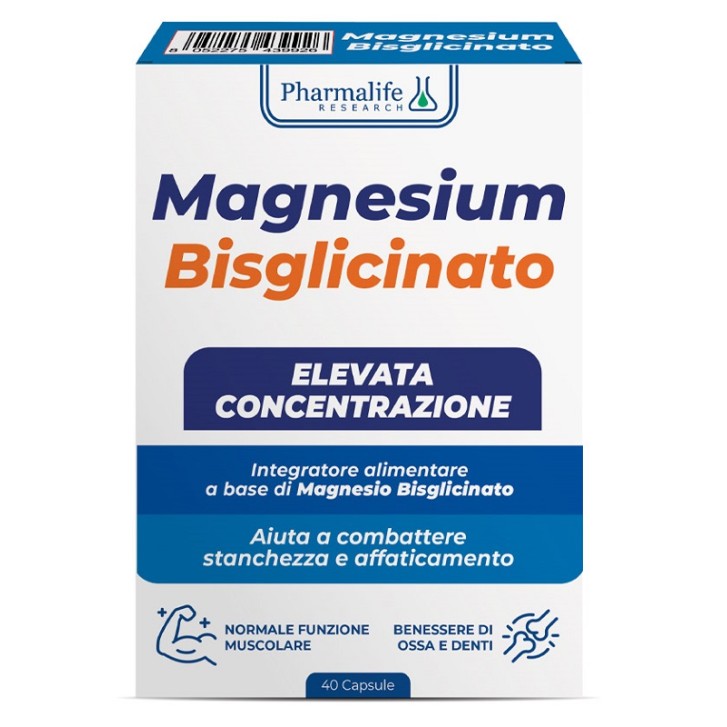 Magnesium Bisglicinato 40 Capsule - Integratore per Energia e Funzione Muscolare Magnesium Bisglicinato 40 Capsule - Integratore per Energia e Funzione Muscolare