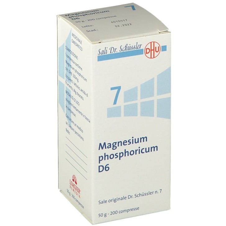 Schwabe Remedia Magnesium Phosphoricum 7 Schuss 6 DH 50 grammi