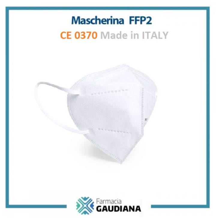 Mascherina Filtrante Antivirus CE0370 Italhealth FFP2 KN95 Filtraggio 95% 1 pezzo