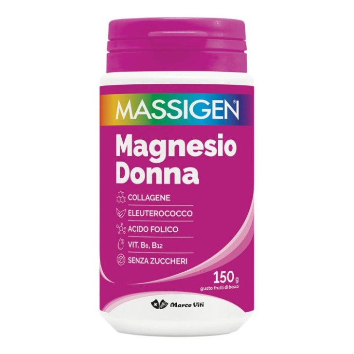 Massigen Magnesio Donna 150 grammi - Integratore Alimentare