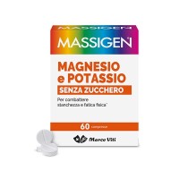 Massigen Magnesio e Potassio 60 compresse Senza Zucchero - Integratore Alimentare