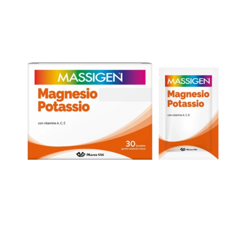 Massigen Magnesio e Potassio 30 bustine - Integratore Alimentare