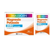Massigen Magnesio e Potassio Zero Zuccheri 30 bustine - Integratore Alimentare