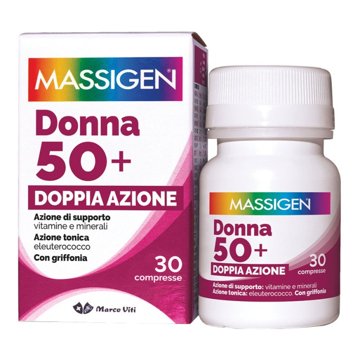Massigen Multivitaminico Donna 50+ 30 compresse - Integratore Alimentare