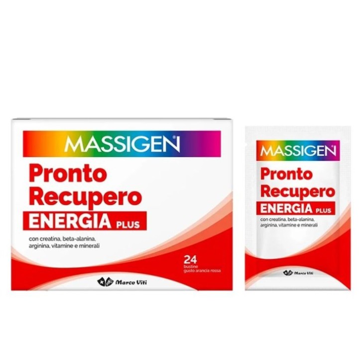 Massigen Pronto Recupero Energia Plus 24 bustine - Integratore Alimentare