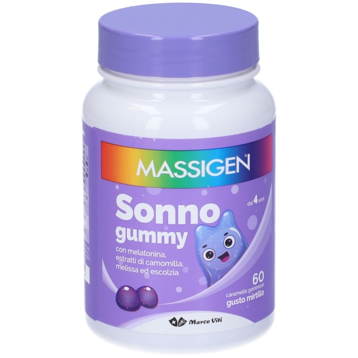 Massigen Gummy Sonno 60 Caramelle gommose - Integratore Melatonina