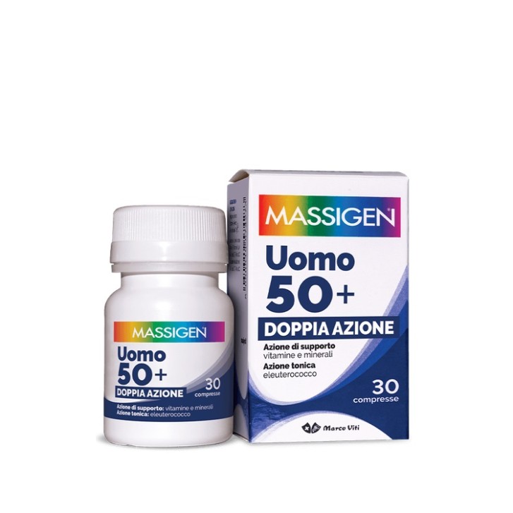Massigen Multivitaminico Uomo 50+ 30 compresse - Integratore Alimentare