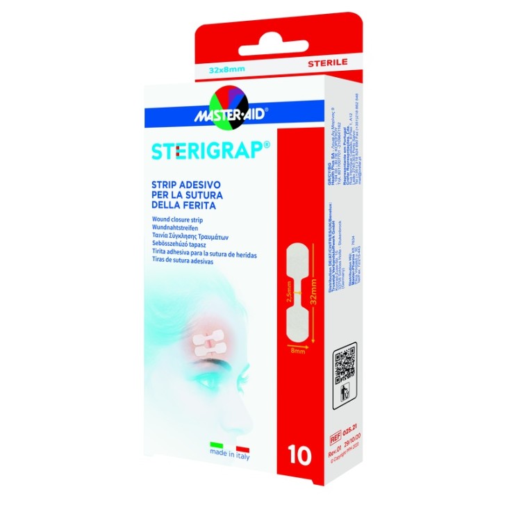 Master Aid Sterigrap Strip Adesivo 32x8mm 10 pezzi