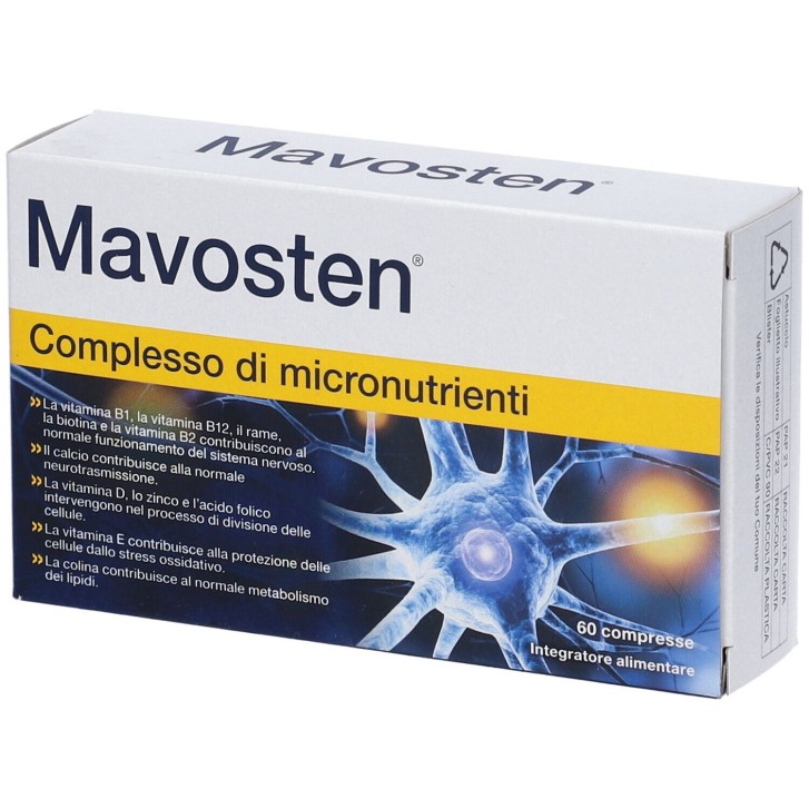 Mavosten 60 Compresse - Integratore Sistema Nervoso