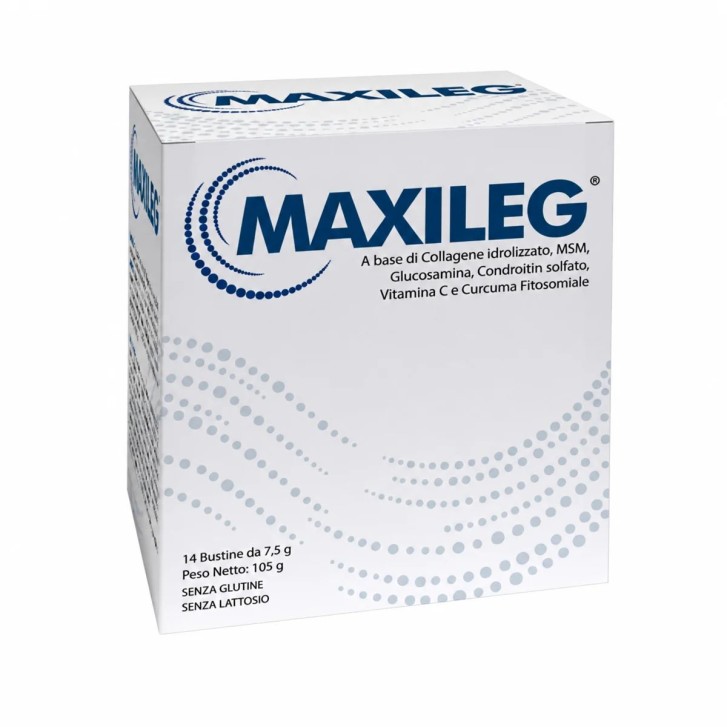 Maxileg 14 Bustine - Integratore per Articolazioni e Regolarit&agrave; Intestinale