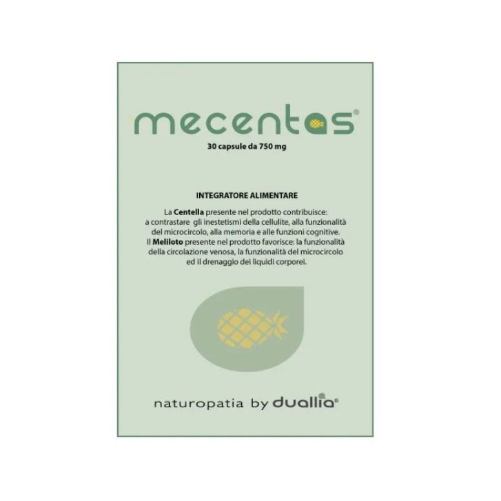 Mecentas 30 capsule - Integratore Microcircolazione e Anticellulite