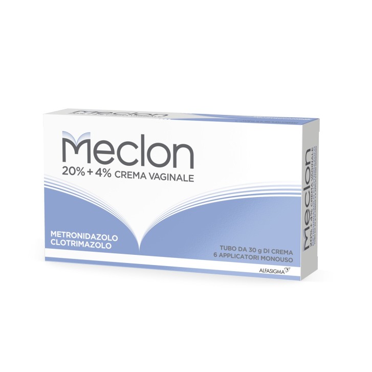 Meclon Crema Vaginale 20% + 4% Tubo 30 grammi + 6 Applicatori