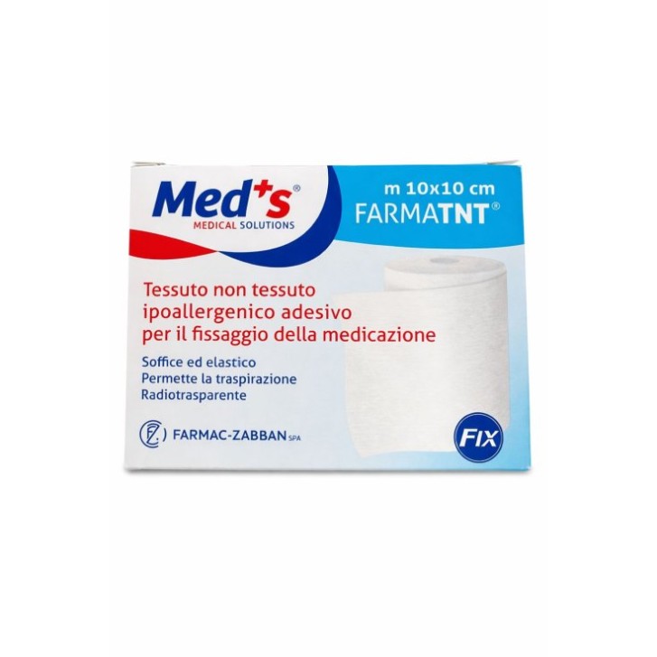 Med's Fix Cerotto in TNT Autoadesivo in Rotolo 10 m x 10 cm