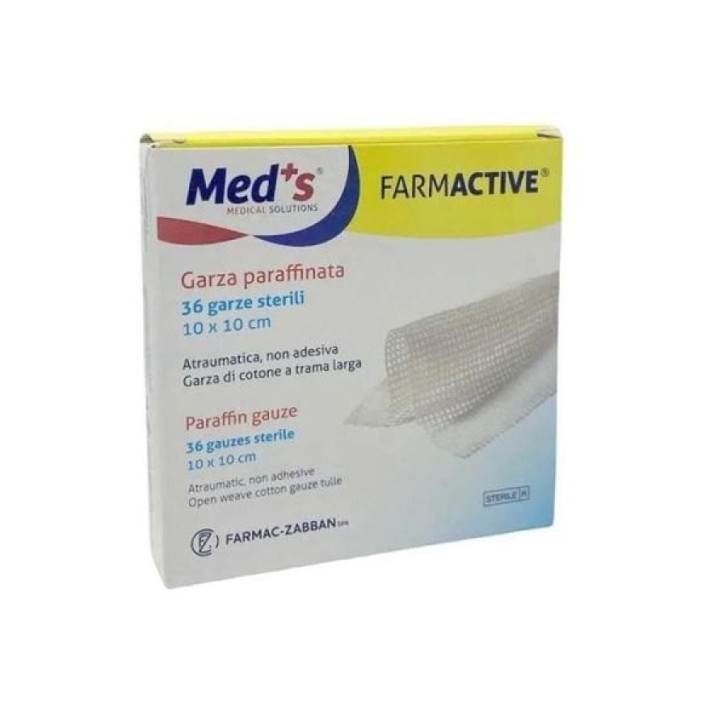 Meds Garza Paraffinata Sterile 10x10cm 36 pezzi