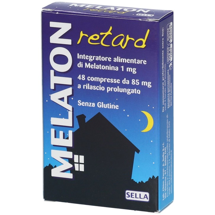 Melaton Retard 1 mg Sella 48 compresse - Integratore Sonno e Rilassamento