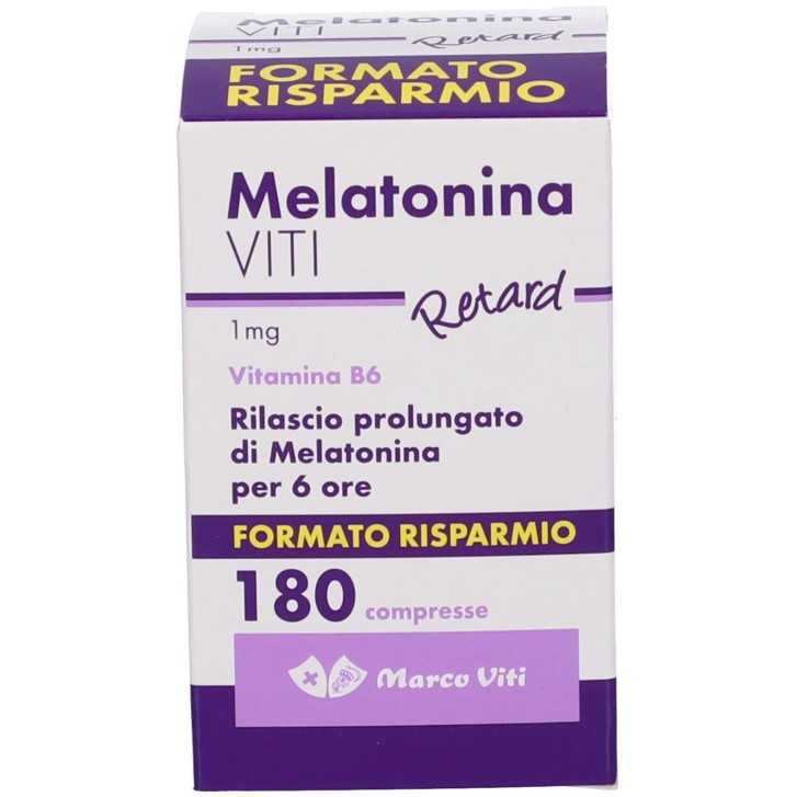 Melatonina Viti Retard 1 mg 180 Compresse - Integratore Sonno
