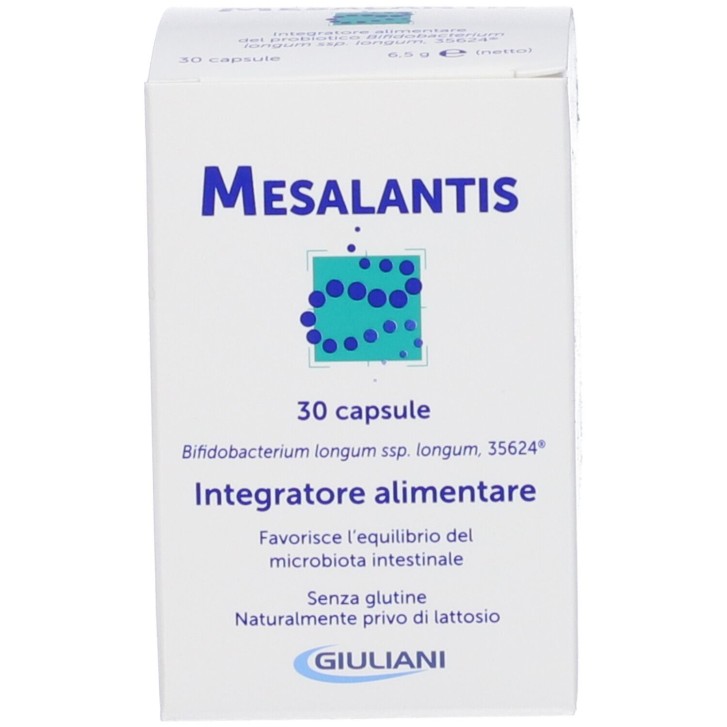 Mesalantis 30 Capsule - Integratore Equilibrio Microbiota Intestinale