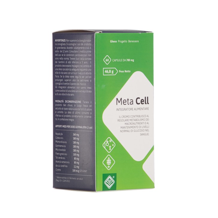 Meta Cell 60 Capsule - Integratore Metabolismo e Controllo Glucosio
