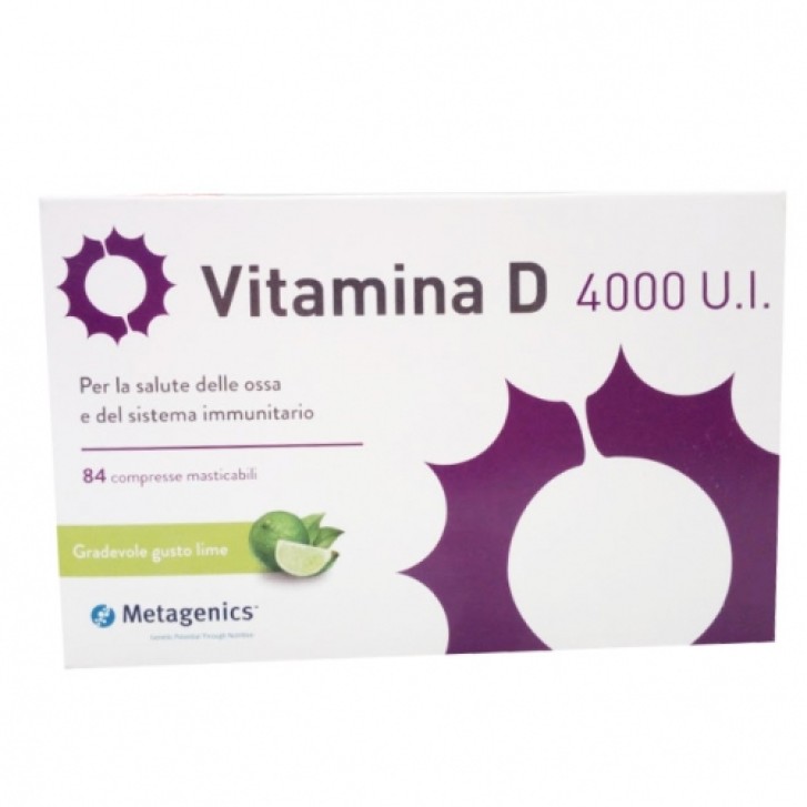 Metagenics Vitamina D 4000 UI 84 Compresse - Integratore Alimentare