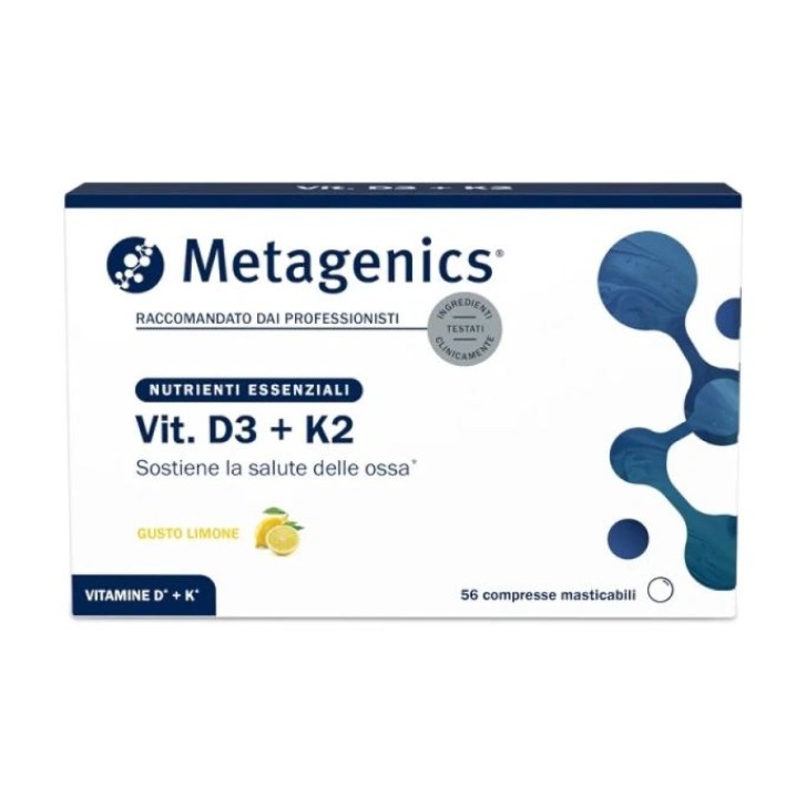 Metagenics Vitamina D3+K2 56 compresse - Integratore Alimentare
