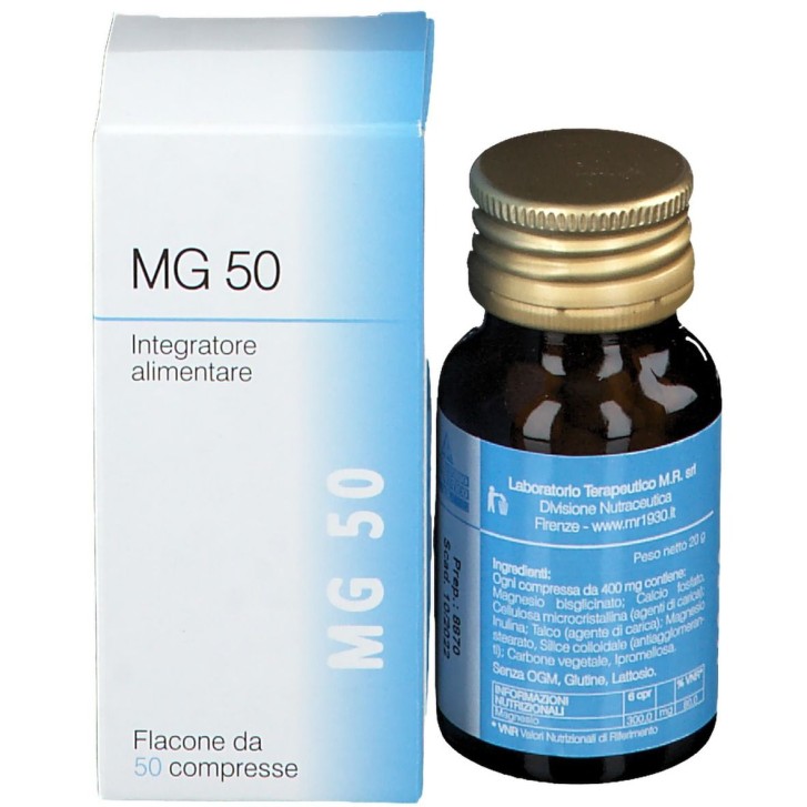 MG-50 50 Compresse - Integratore per Funzione Muscolare e Riduzione della Stanchezza