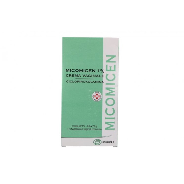 Micomicen Crema Vaginale Ciclopiroxolamina 78 grammi + 12 Applicatori
