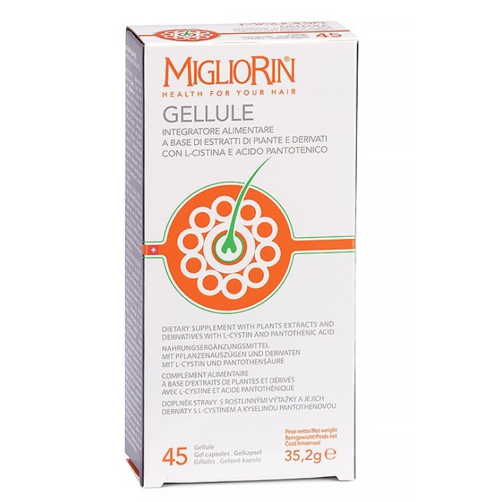 Migliorin 45 gellule - Integratore Benessere Capelli