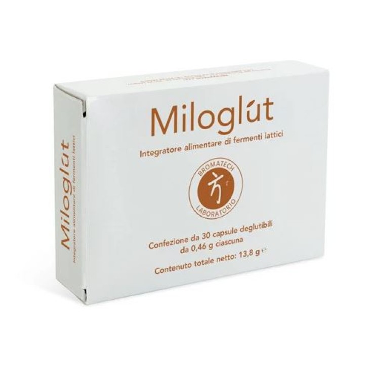 Miloglut 30 capsule - Integratore Fermenti Lattici