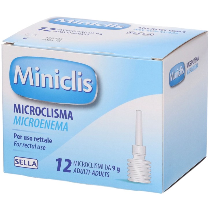 Miniclis Adulti 9 grammi 12 Microclismi