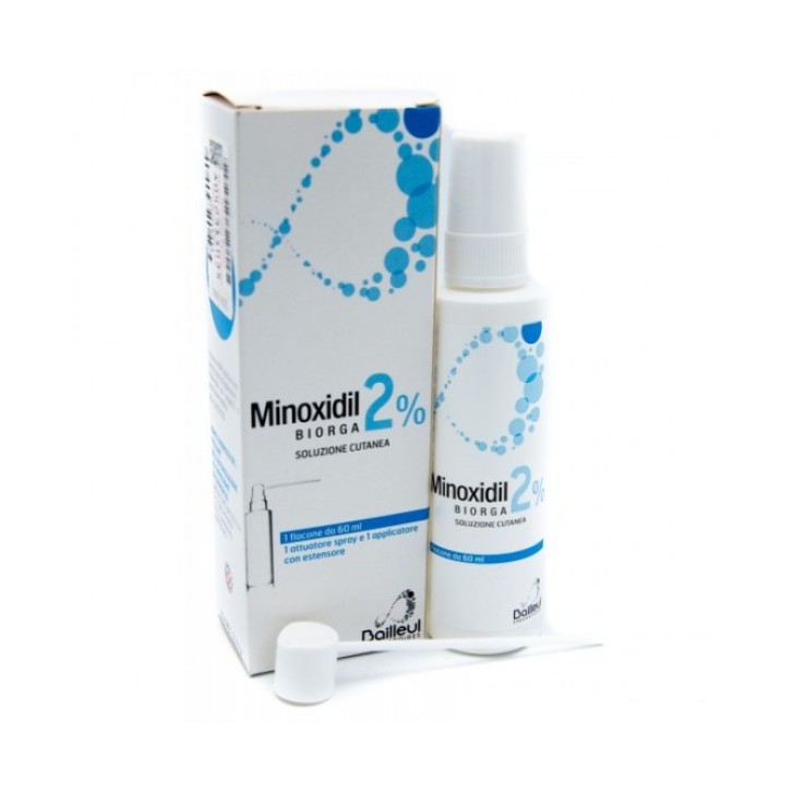 Minoxidil 2% Biorga Soluzione Cutanea 60 ml