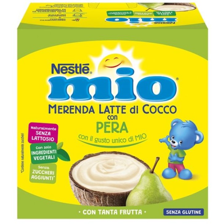 Nestle' Mio Merenda Cocco Pera 4x90 grammi