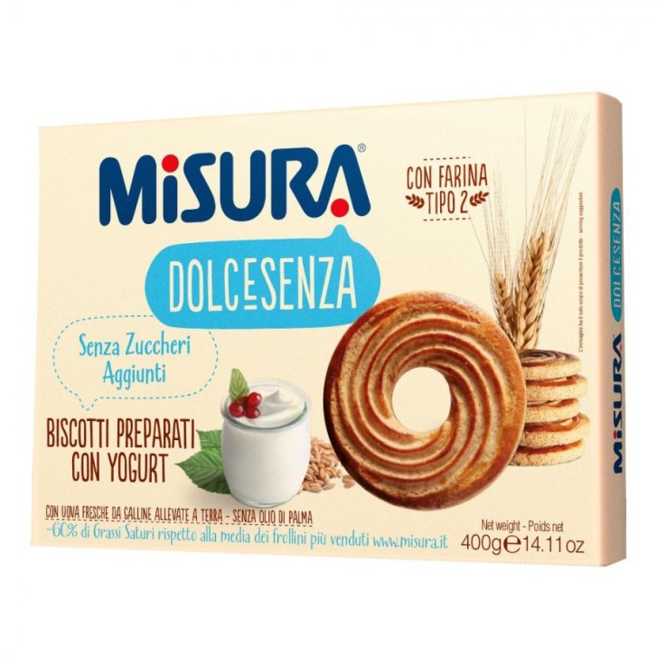 Misura Biscotti Yogurt Senza Zucchero 400 grammi