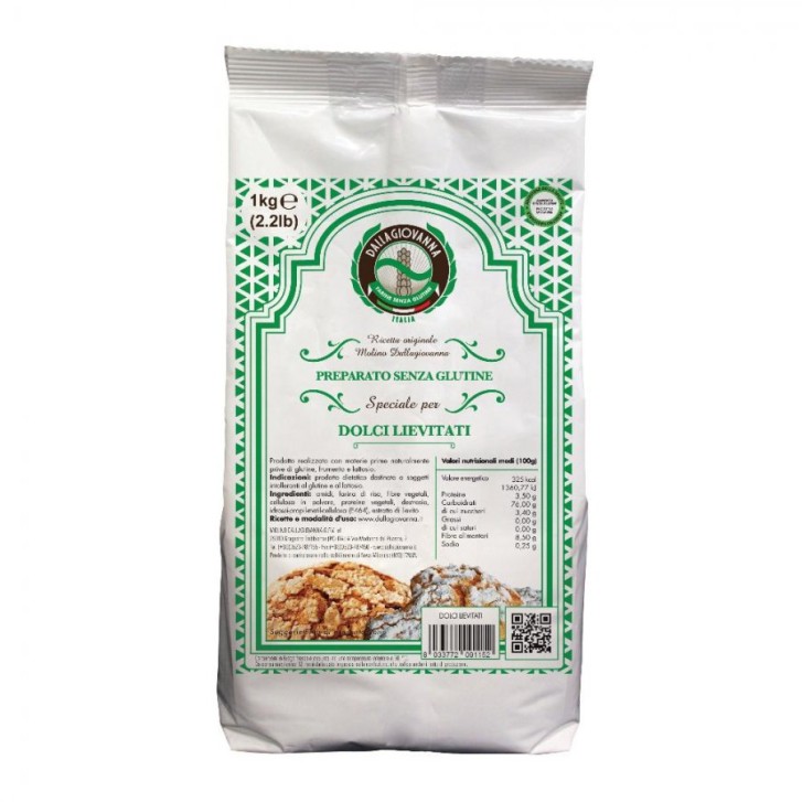 Molino Dallagiovanna Speciale Dolci Lievitati Senza Glutine 1 kg