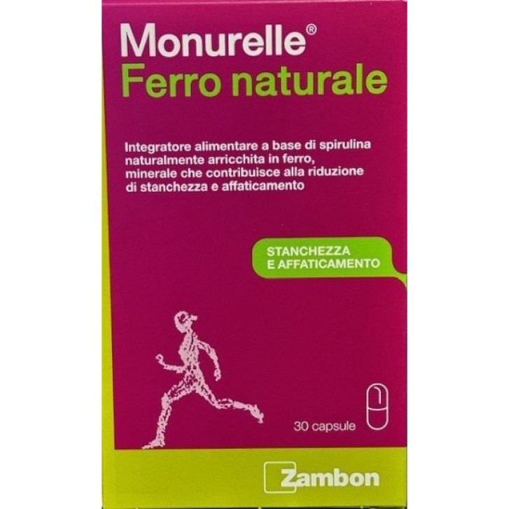 Monurelle Ferro Naturale 30 capsule - Integratore Stanchezza e Affaticamento