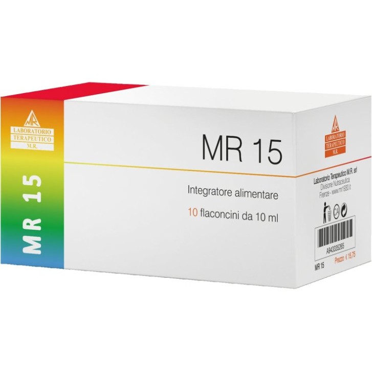 MR15 10 Flaconcini da 10 ml - Integratore per il Metabolismo Energetico