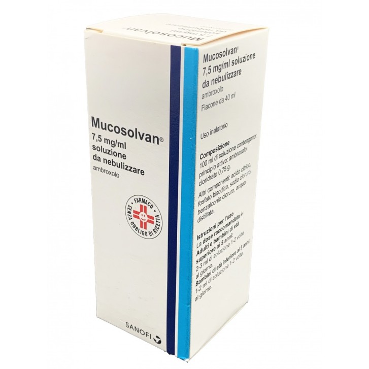 Mucosolvan Soluzione da Nebulizzare 7,5 mg/ ml Ambroxolo Mucolitico 40 ml
