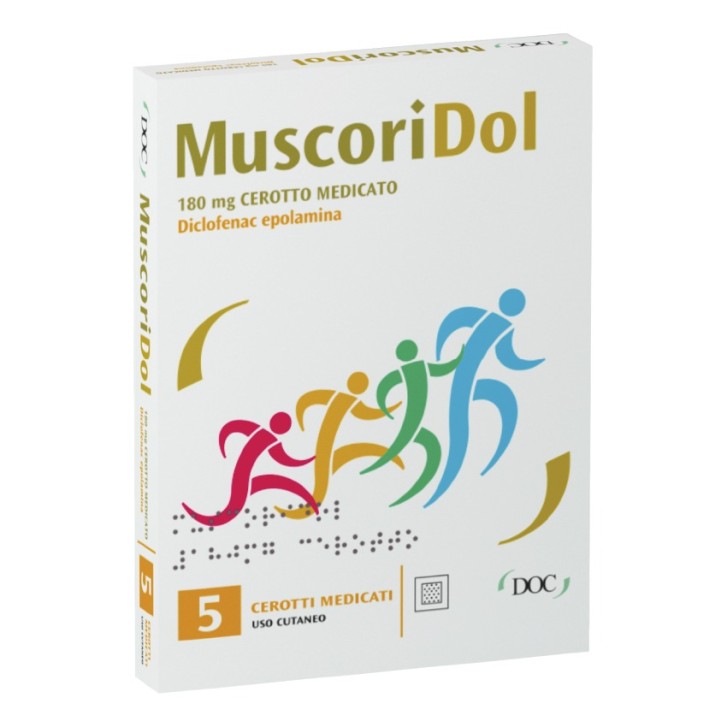 Muscoridol Diclofenac 180 mg 5 Cerotti Medicati