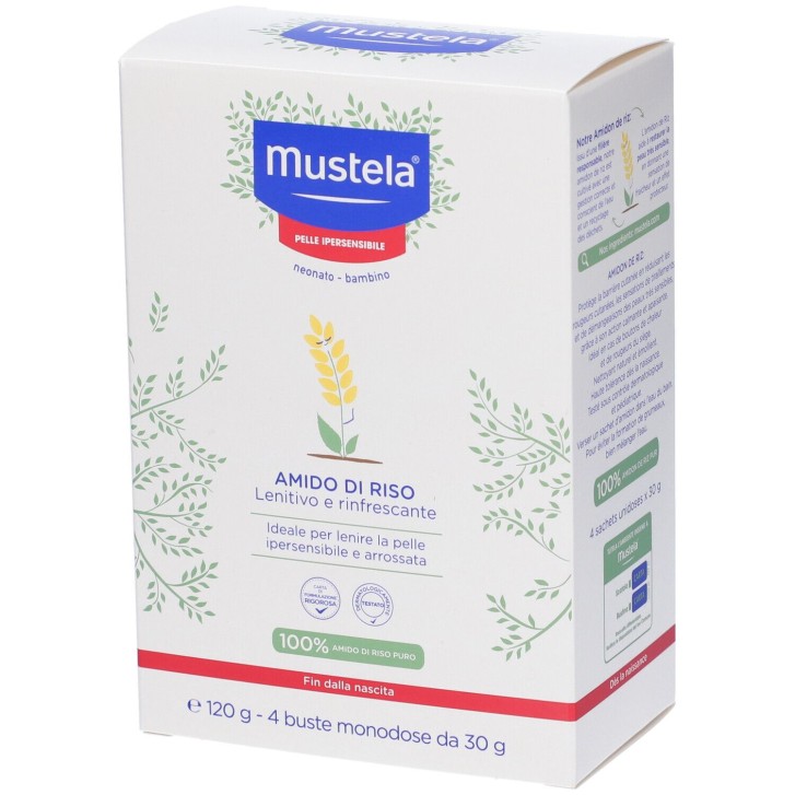 Mustela Amido di Riso 4 buste