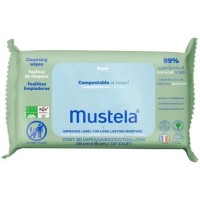 Mustela Salviette Detergenti Compostabili 60 pezzi