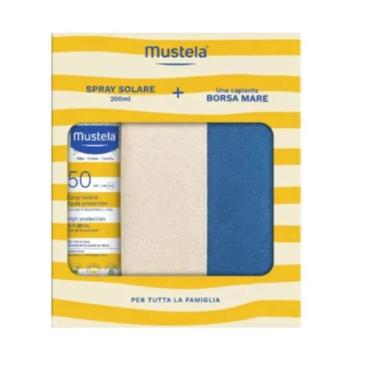 Mustela Spray Solare SPF50 200 ml + Borsa Mare