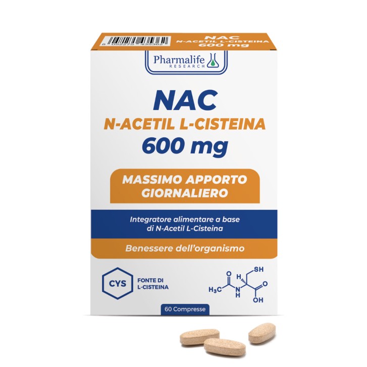 Nac 600 mg 60 compresse - Integratore Alimentare