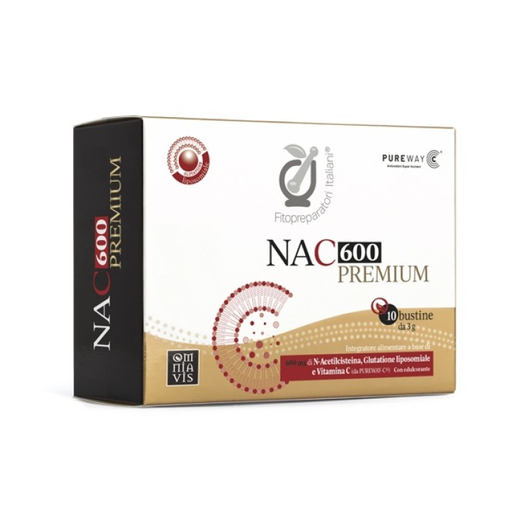 Nac 600 Premium 10 bustine - Integratore Stress Ossidativo