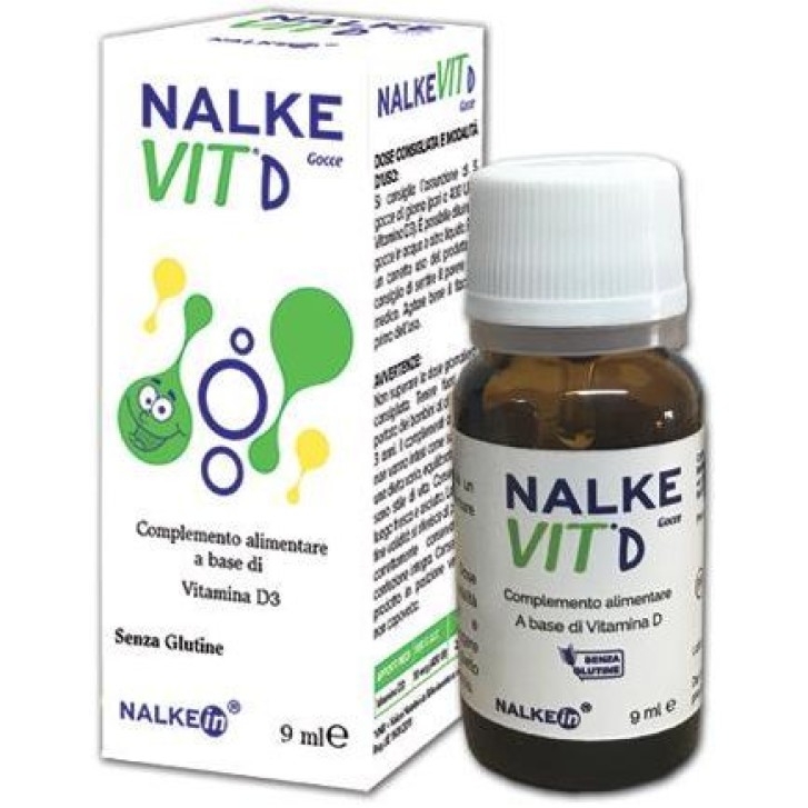 Nalkevit D Gocce 9 ml - Integratore Alimentare Vitamina D3